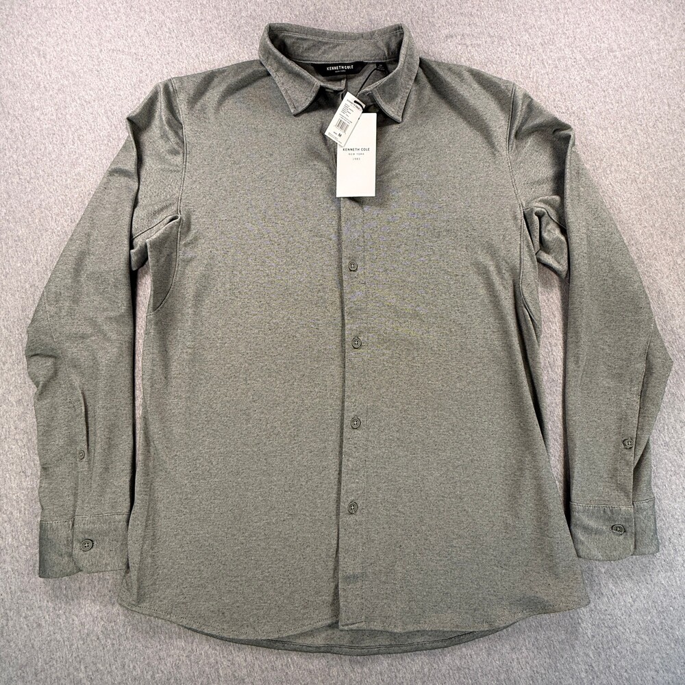 Kenneth Cole NWT New York Sage Forest Button-Up Shirt - Size MEDIUM